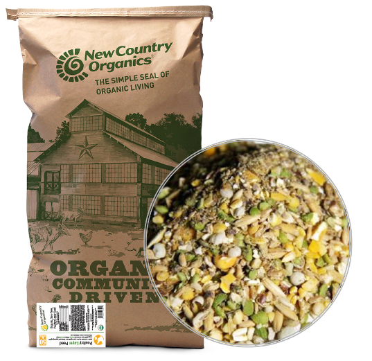 Organic/Corn Free Grower/Broiler Feed, 40 LBs